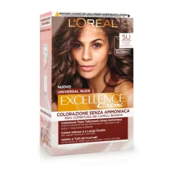 L'Oréal Paris Kit Excellence Universal Nude Colorazione Permanente 5U Castano Chiaro Universale