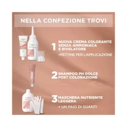 L'Oréal Paris Kit Excellence Universal Nude Colorazione Permanente 5U Castano Chiaro Universale