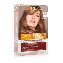 L'Oréal Paris Kit Excellence Universal Nude Colorazione Permanente 7U Biondo Universale