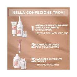 L'Oréal Paris Kit Excellence Universal Nude Colorazione Permanente 7U Biondo Universale