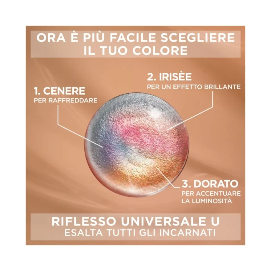 L'Oréal Paris Kit Excellence Universal Nude Colorazione Permanente 6U Biondo Scuro Universale