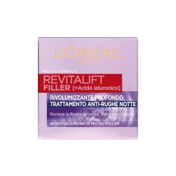 L'Oréal Paris Revitalift Filler Crema Viso Notte Antirughe Rivolumizzante 50ml