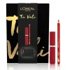 L'Oréal Paris Self Confidence Box Mini Beauty Matte Resistance Red + Matita Labbra