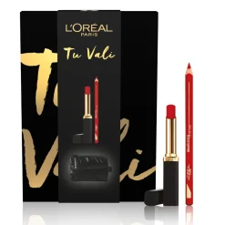L'Oréal Paris Self Confidence Box Mini Beauty Nero Kit Lips + Rossetto + Matita Labbra