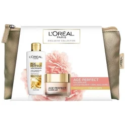 L'Oreal Paris Kit Age Perfect Trattamento Fortificante Latte Detergente 200ml + Cremosa Giorno 50ml