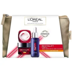 L'Oreal Paris Kit Revitalif Trattamento Anti Macchie Crema Giorno SPF20 50ml + Siero Viso Notte 30ml