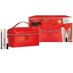 L'Oreal Paris L'Atelier Kit Mascara Lash Paradise Extra Nero + Rossetto Matte + Matita Nera