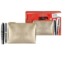 L'Oreal Paris L'Atelier Kit Mascara Mega Volume Collagene 24H + Matita Automatica Nera