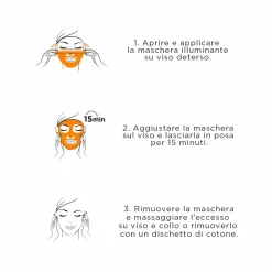 L'Oreal Paris Maschera-Siero Idratante in Tessuto Con Vitamina C