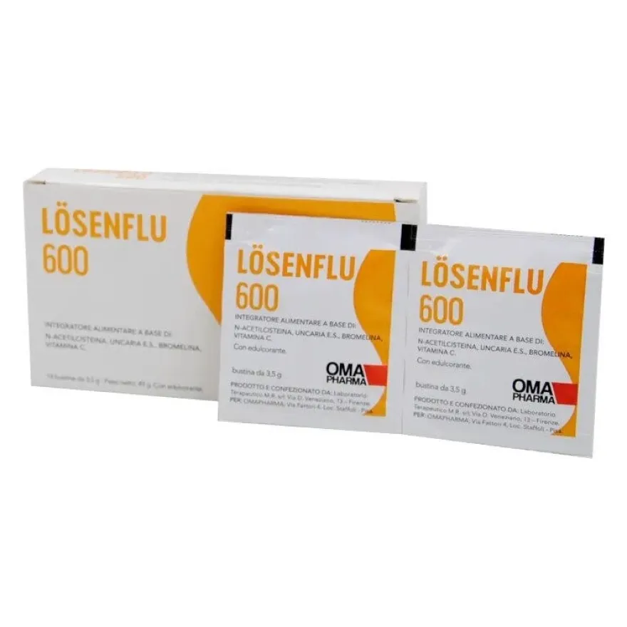 LOSENFLU 600MG 14BUST 3,5G