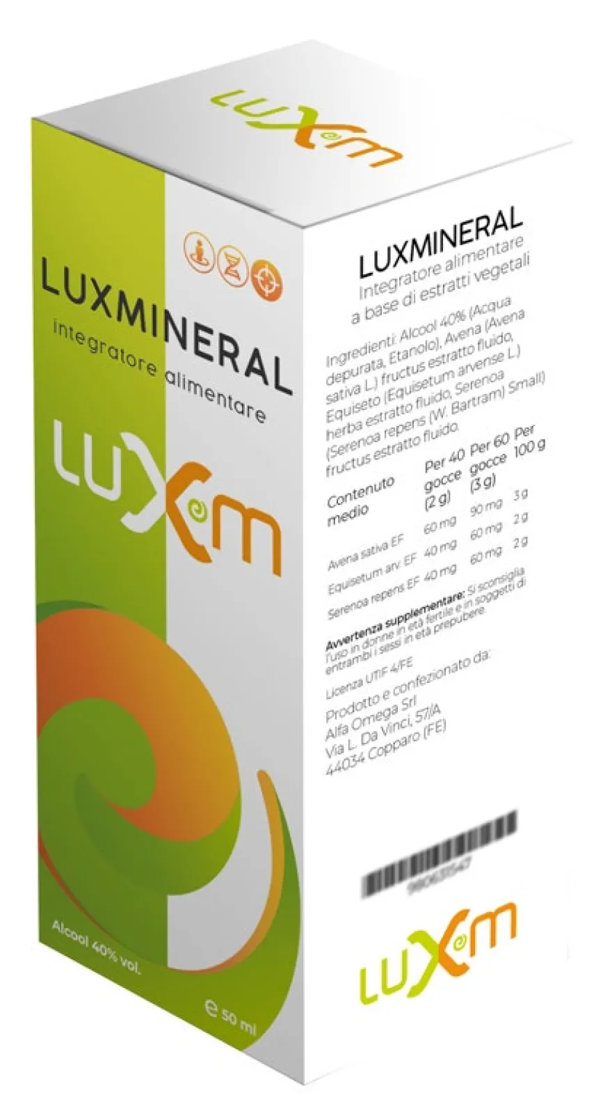 LUXMINERAL GOCCE 50ML