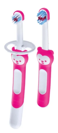 Mam Learn To Brush Set 2 Spazzolini Per Bambina 5 Mesi+