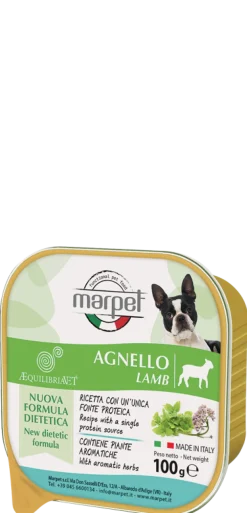 Marpet Aequilibriavet Agnello Cibo Umido Per Cani Adulti Vaschetta 100g