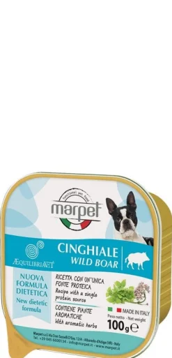 Marpet Aequilibriavet Cinghiale Cibo Umido Per Cani Adulti Vaschetta 100g