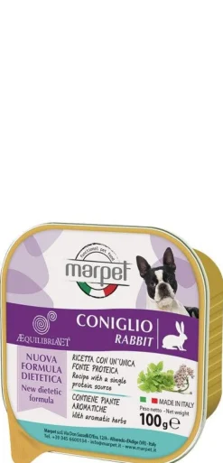 Marpet Aequilibriavet Coniglio Cibo Umido Per Cani Adulti Vaschetta 100g