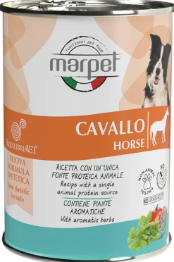 Marpet Aequilibriavet Dog Cavallo Cibo Umido Per Cani Adulti Scatoletta 400g