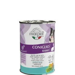 Marpet Aequilibriavet Dog Coniglio Cibo Umido Per Cani Adulti Scatoletta 400g
