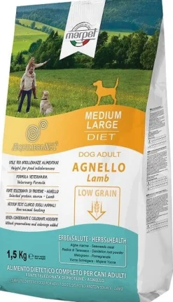 Marpet Aequilibriavet Low Grain Agnello Cibo Secco Per Cani Adulti Taglia Medium Large Sacco 1,5Kg