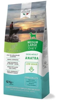 Marpet Aequilibriavet Low Grain Anatra Cibo Secco Per Cani Adulti Taglia Medium Large Sacco 12 Kg