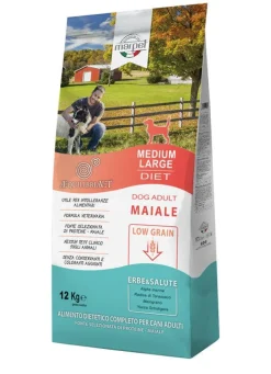 Marpet Aequilibriavet Low Grain Maiale Cibo Secco Per Cani Adulti Taglia Medium Large Sacco 12Kg