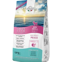 Marpet Greenfish Pesce Cibo Secco Per Cani Adulti Taglia Mini Small Sacco 7,5Kg