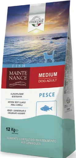 Marpet Maintenance Pesce Cibo Secco Per Cani Adulti Taglia Medium Sacco 12 Kg