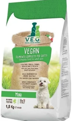 Marpet Vegan Dog Cibo Secco Per Cani Taglia Mini Sacco 1,5Kg