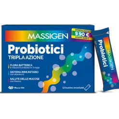 Massigen Probiotici 12 Stickpack - Benessere Intestinale