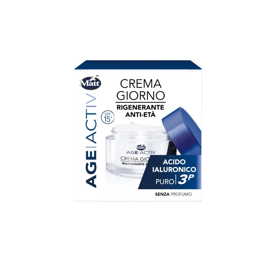 Matt Ageactiv Crema Viso Rigenerante Antietà Giorno SPF15 50ml