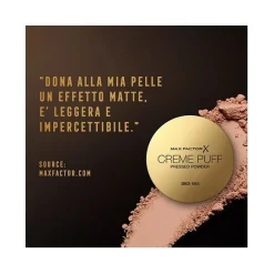 Max Factor Cipria Creme Puff Tonalità 42 Deep Beige 14g