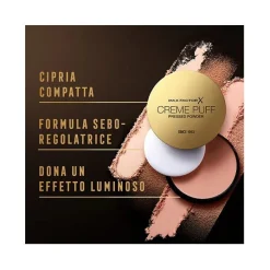 Max Factor Cipria Creme Puff Tonalità 42 Deep Beige 14g