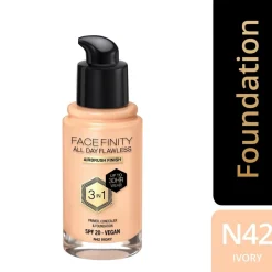 Max Factor Fondotinta Facefinity All Day Flawless 3In1 N42 Ivory 30ml