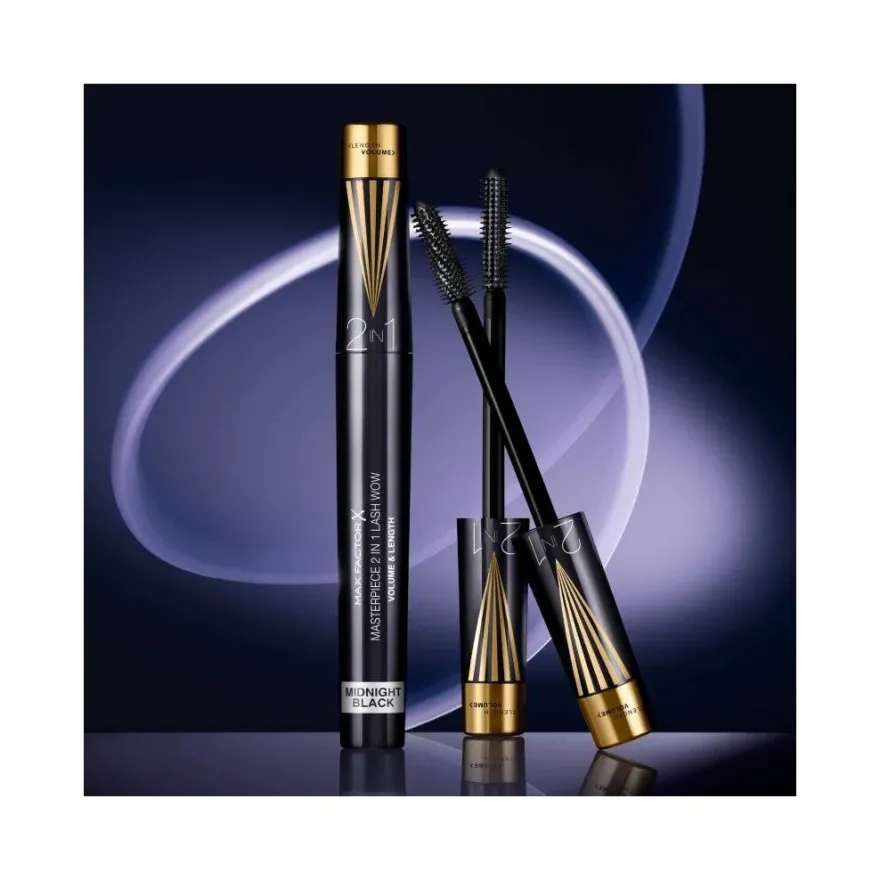 Max factor Mascara Masterpiece 2 In 1 Lash Wow Midnight Black 7ml