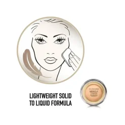 Max Factor Miracle Touch Fondotinta Coprente Con Acido Ialuronico 080 Bronze