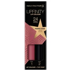 Max Factor Set Labbra Lipfinity Lip Colour Numero 84 Rising Star