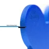 Medaglietta Per Cani E Gatti Personalizzata Osso In Alluminio Blu Taglia Grande