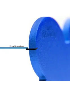 Medaglietta Per Cani E Gatti Personalizzata Osso In Alluminio Blu Taglia Grande