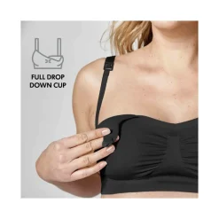 Medela Reggiseno Gravidanza/Allattamento Keep Cool Ultra Nero Taglia Xl