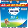 Mellin 4 Latte Di Crescita Liquido 6x1000ml 24Mesi+