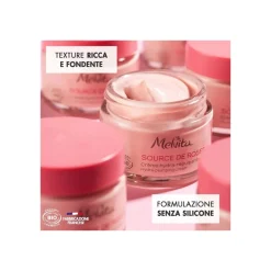 Melvita Crema Idratante Rimpolpante Source De Roses 50ml