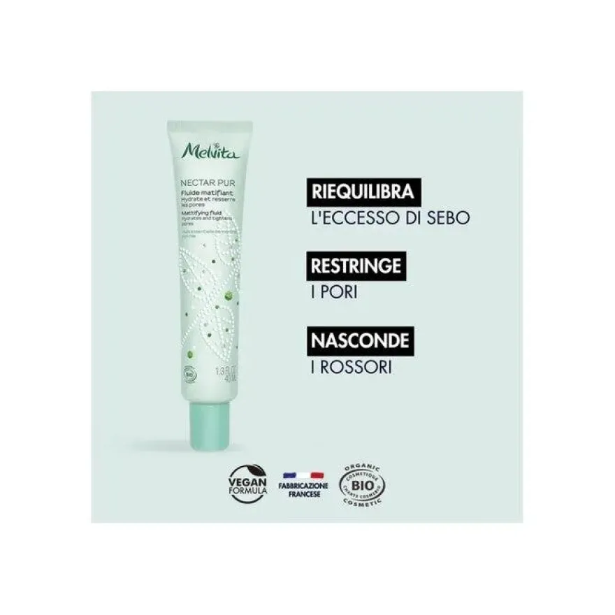 Melvita Fluido Opacizzante Nectar Pur 40ml