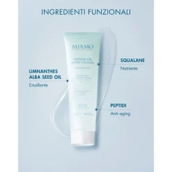 Miamo Crystal Oil Peptide Cleanser Struccante - Idratante Lenitivo 150ml