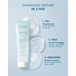 Miamo Crystal Oil Peptide Cleanser Struccante - Idratante Lenitivo 150ml
