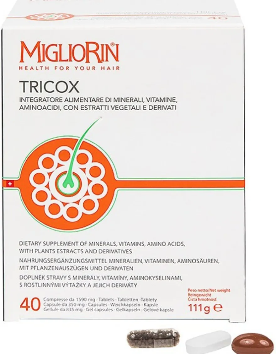 Migliorin Tricox 40 Capsule + 40 Tavolette + 40 Gellule