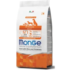 Monge Anatra Riso E Patate Cibo Secco Per Cani Adulti Sacco 2,5 Kg