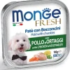 Monge Fresh Paté Bocconcini Con Pollo E Verdure Cibo Umido Per Cani Adulti 100g