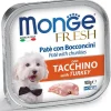 Monge Fresh Paté Bocconcini Con Tacchino Cibo Umido Per Cani Adulti 100g