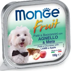 Monge Fruit Agnello E Mela Cibo Umido Per Cani Adulti 100g