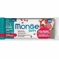 Monge Granola Bars Skin Support Per Cani Adulti Salmone Con Melagrana 120g