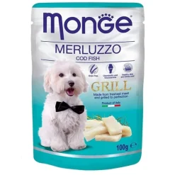Monge Grill Merluzzo Cibo Umido Per Cani Adulti 100g